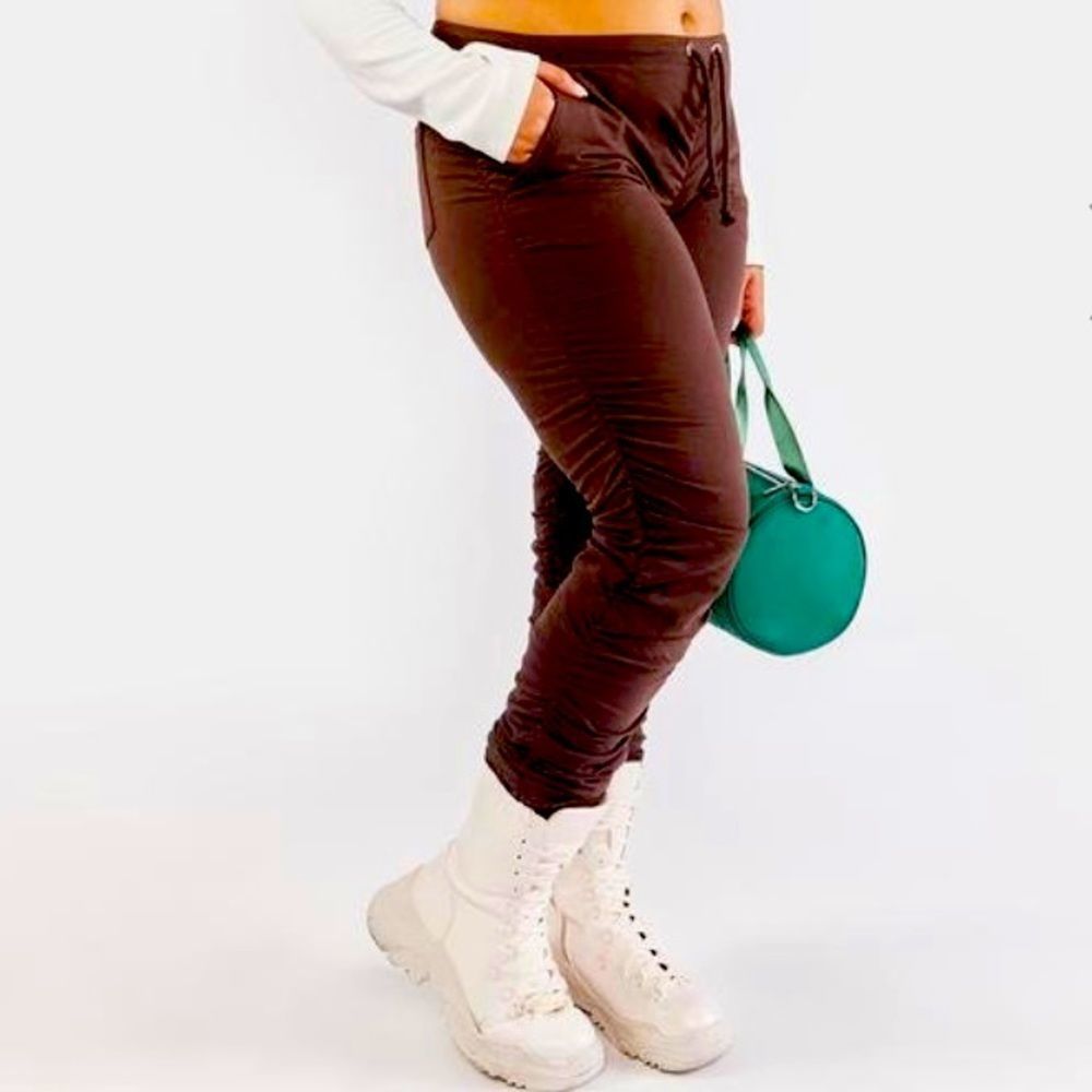 Dolls Kill | Women’s Pants | HOT ROOMMATE RUCHED JOGGERS